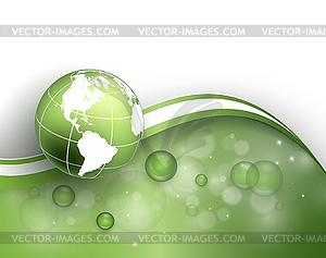 Background with wavy lines - vector clipart