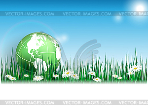 Abstract environmental background - vector image