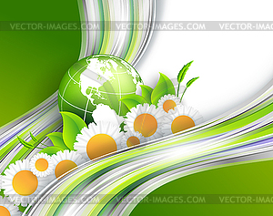 Abstract environmental background - vector image