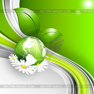 Abstract environmental background - vector image