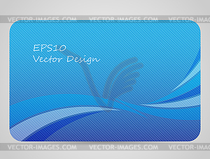 Business card template - vector clip art