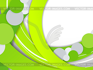 Background with graphic elements - vector image