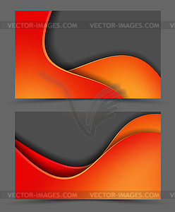 Business card template - vector EPS clipart