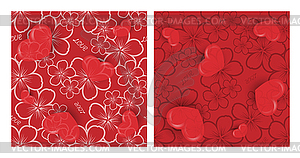 Valentine`s day seamless - vector clipart