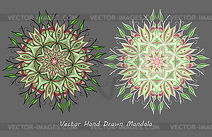 Colorful mandala - vector image