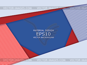 Bright material design - vector clipart