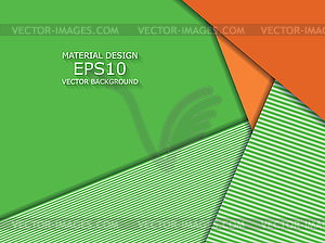 Bright material design - vector clip art