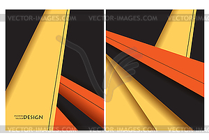 Brochures templates - vector image