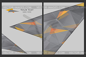 Brochures templates - vector clip art