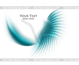 Colorful wavy background - vector clipart