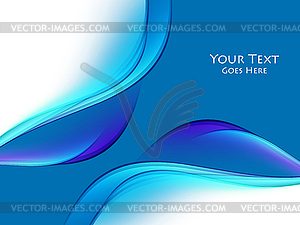 Colorful wavy background - vector clip art