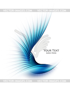 Colorful wavy background - vector clipart