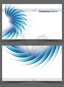 Corporate cards templates - vector clip art