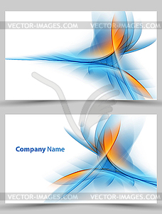Corporate cards templates - vector image