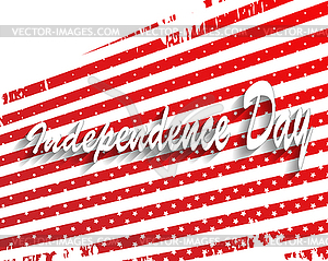 Independence day background - vector image