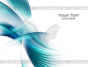 Colorful wavy background - vector clipart