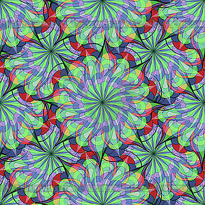 Seamless floral background - vector image