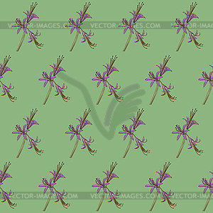 Seamless floral abstract background for design - vector clipart
