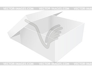 Empty paper box - royalty-free vector image