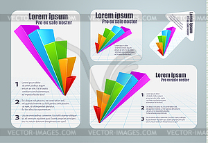 Abstract template brochure for design - vector image