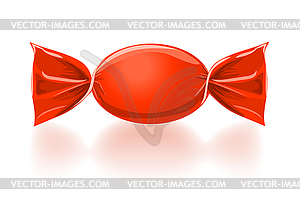 Red sweet candy - vector clip art