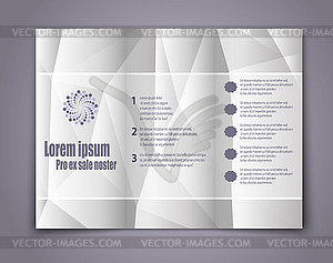 Abstract template brochure for design - vector clip art