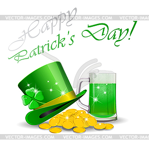 St. Patrick`s Day Background - vector image