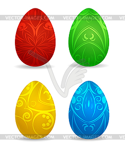 - easter eggs - vector image