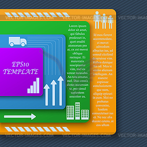 Teamwork social infographic, diagram, presentation - vector image