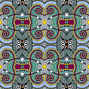 Seamless geometry vintage pattern, ethnic style - vector clipart / vector image