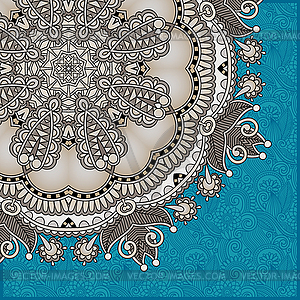 Pattern in ukrainian oriental ethnic style for - vector image