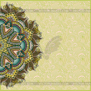 Pattern in ukrainian oriental ethnic style for - vector clipart