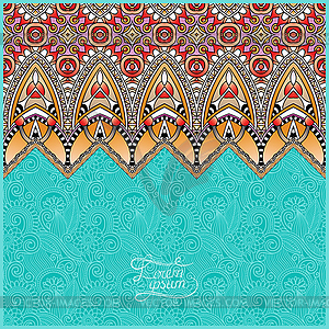 Moroccan template with place for your text, you - vector clipart / vector image