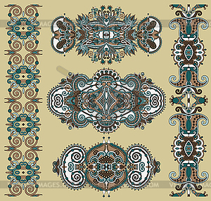 Ornamental floral adornment - stock vector clipart