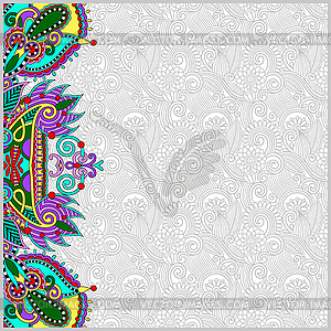 Vintage floral background for your design, - vector clipart