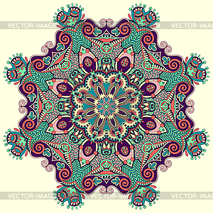 Beautiful vintage circular pattern of arabesques, - vector clipart