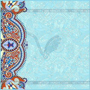 Vintage floral background for your design - stock vector clipart