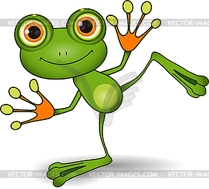 Green Frog - vector clip art