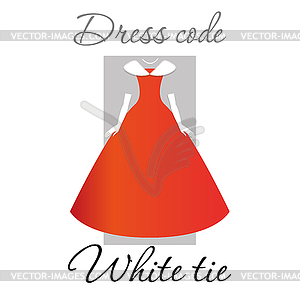 Dress code - vector clipart