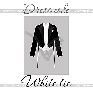 Dress code - vector image