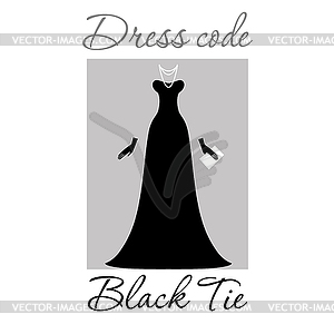 Dress code - vector image