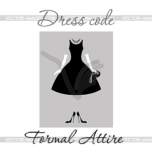 Dress code - vector clip art