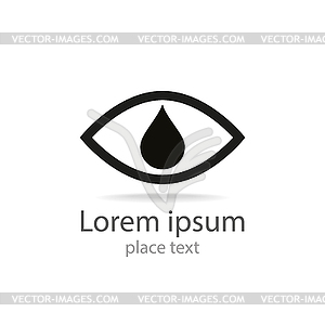 Глаза логотип - изображение в векторном формате