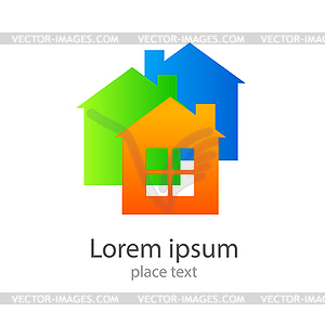 Real-estate-logo - vector image