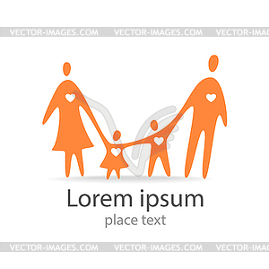 Family-logo - vector clip art