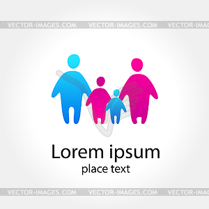 Logo family - vector image