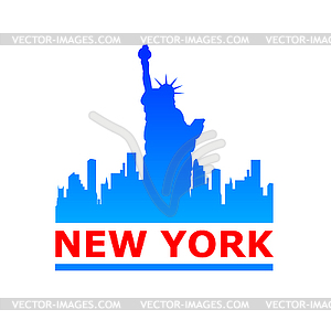 New york - vector image