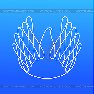 Peace dove - vector clip art