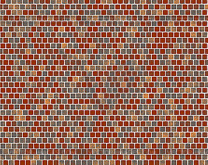 Brick wall background - vector clip art