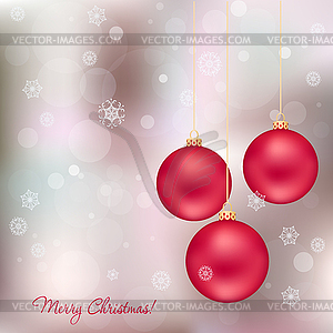 Elegant christmas card - vector clipart